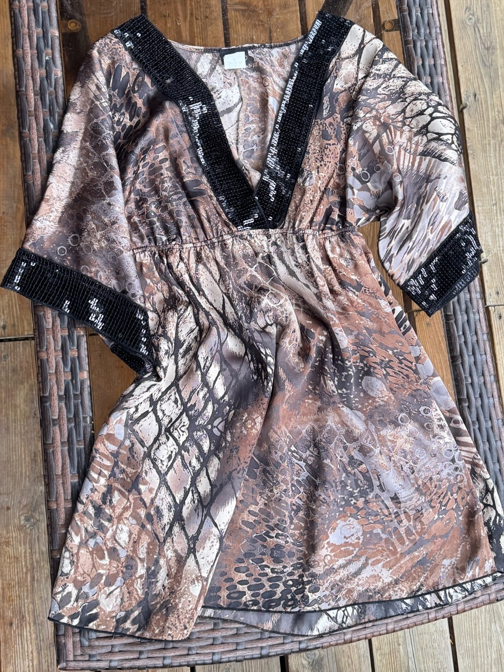 babydoll sequin top